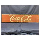 Coca-Cola sign, metal 48' L