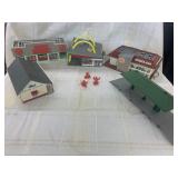 Model Train Buildings & Firemen