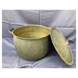 Vintage Enamel Ware Stock pot w/lid