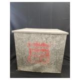 Vtg. Meadow Gold milk box
