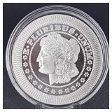 1 Oz. Fine Silver 'morgan Dollar' Round