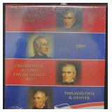 2009-p,d U.s. Mint Presidential $1 Unc. Set