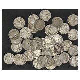 40x Nodate Buffalo Nickels