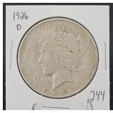 1926-d Silver Peace Dollar