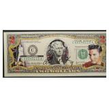 Series 2003a $2 Colorised Elvis Note