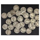 30x No/partial/mixed Date Buffalo Nickels