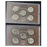 2015, 2016 United States Mint Quarters Proof Sets