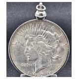 1926-s Silver Peace Dollar Pendant