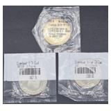 1972, '76, '76-s Clad Eisenhower Dollars