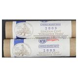 2009-p,d Lincoln Cent 'formative Years' Rolls
