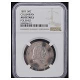 90% Silver 1893 Columbus Half Dollar