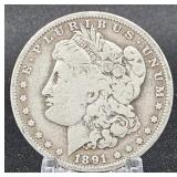 1891-o Morgan Silver Dollar (90% Silver)