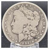 1894-o Morgan Silver Dollar