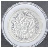 1 Oz. Fine Silver 'roaring Lion' Round