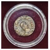 Ancient Coin Of Roman Emperor Arcadius