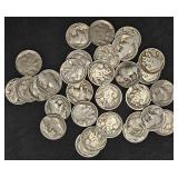 30x No/partial/mixed Date Buffalo Nickels
