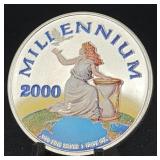 1 Oz. Fine Silver Liberian $20 Silver Round