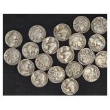 20x Mixed Partial/full Date Buffalo Nickels