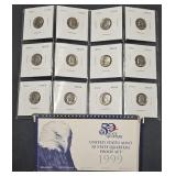 1968-'79-s Proof Dimes/1999 Quarters Proof Set