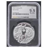 1 Oz. Fine Silver 9.9 'bull & Bear' Round