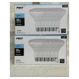 (2) 6 pk feit electric daylight 5000k 650 lumens