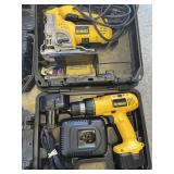 DEEALT JIGSAW & DRILL BOTH  IN