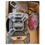 RIDGID Am/ Fm raido/ Boss battery charger/ break