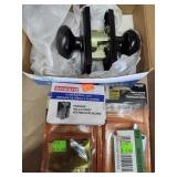 Bath or bedroom door knob black/ roller a