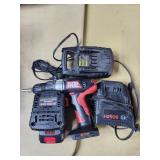 Ultra Steel cordless drill & chargers