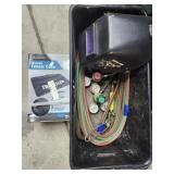 Welding torch kit / welding helmet/ fender cover