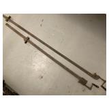 2 Vintage Cast-iron Sash Clamps