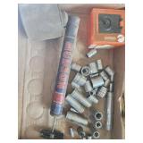 Vtg.Bug Sprayer/ Socket set/ Bank