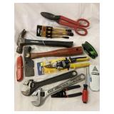 Tin Snips, Roofing Hatchet, hammer, Adjustable