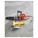 Remington Elect chain saw / Dewalt saw