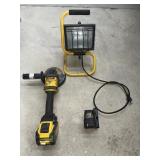 Shop light 4 1/2 inch -6 inch grinder deWalt and