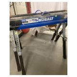 Pair Kobalt 42 inch Adjustable Sawhorses