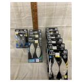 (10) 60 watt chandelier bulbs