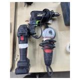 Two grinders one Milwaukee and one hyper tough &