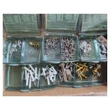 Nail in anchors / brass screws / screw on T nut