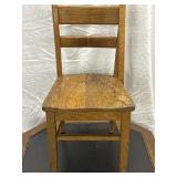 Small children's sized wooden chair