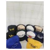 12 vintage caps Railroad/ white water valley