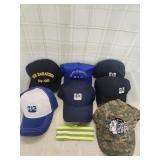 7 vintage caps