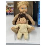 (2) Vtg baby dolls smaller one is unknown and