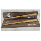 Louisville slugger baseball bat display