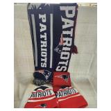 Patriots hats and scarves