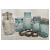 5 Vtg  Ball jars