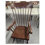Vtg S. Bent & bros rocking chair