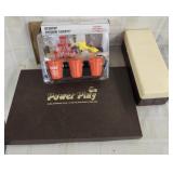 Power play game/ desk top chicken flickin/ view