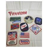 Firestone patch, Bekins,Miller, pabst,