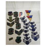 Force patches military rank chevrons